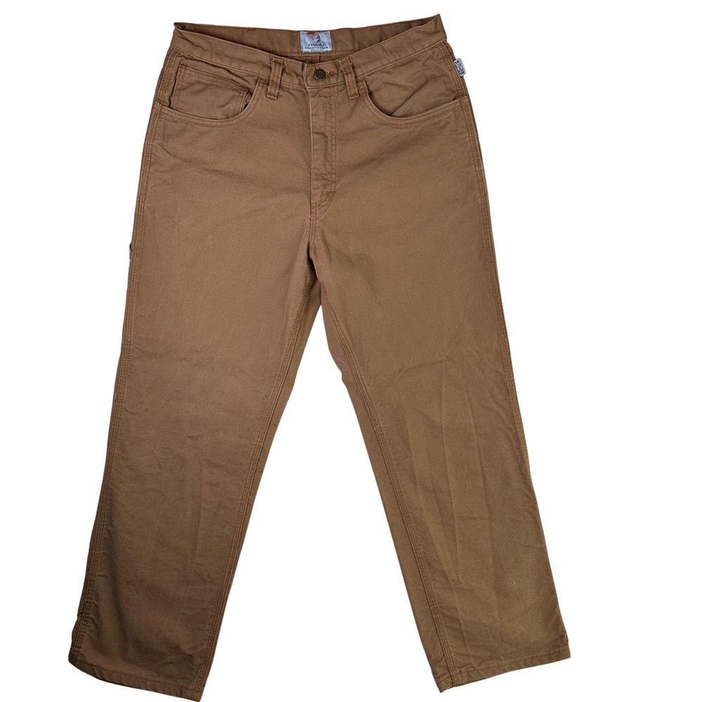 Tyndale‎ Navajo FR Work Pants Mens 34x30 Brown Flame Resistant Made in USA K290T